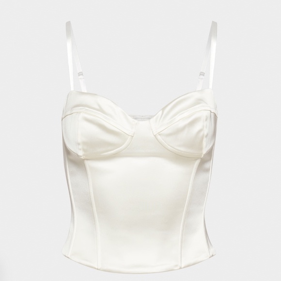 Aritzia Satin Bustier Sweetheart Satin Bustier - Picture 3 of 7